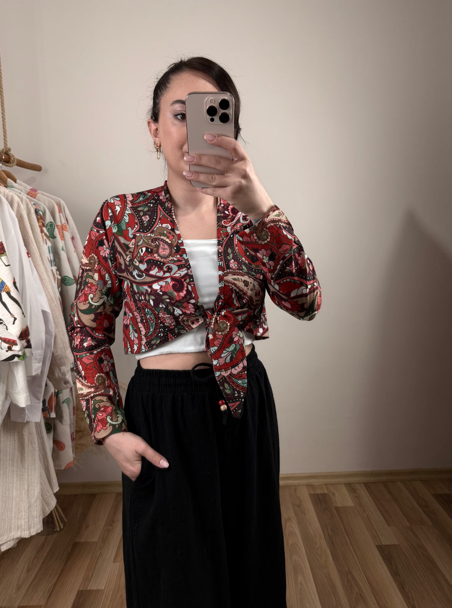 Crop Bağlamalı Bluz - Sartorial Clothing Co.