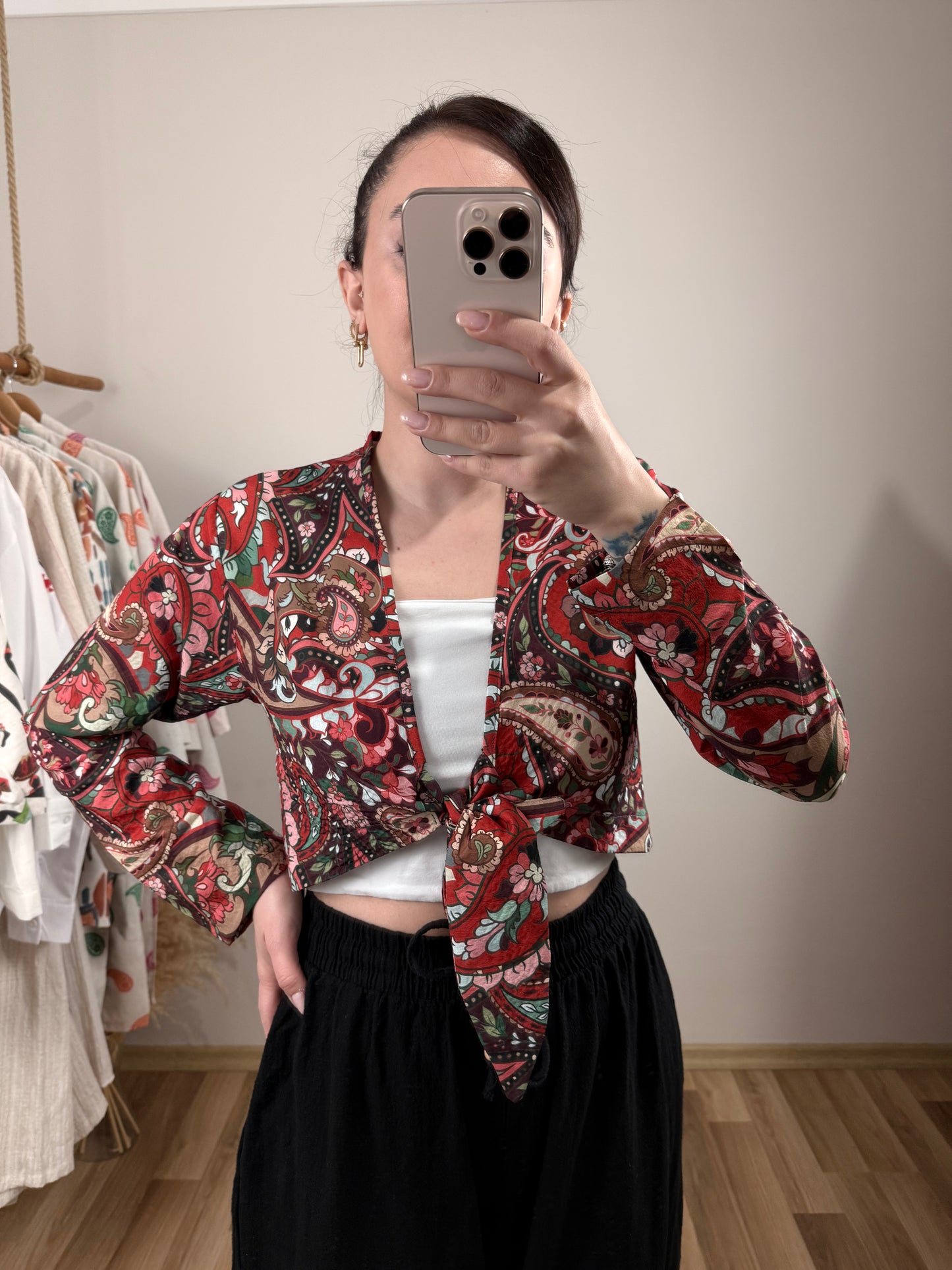 Crop Bağlamalı Bluz - Sartorial Clothing Co.