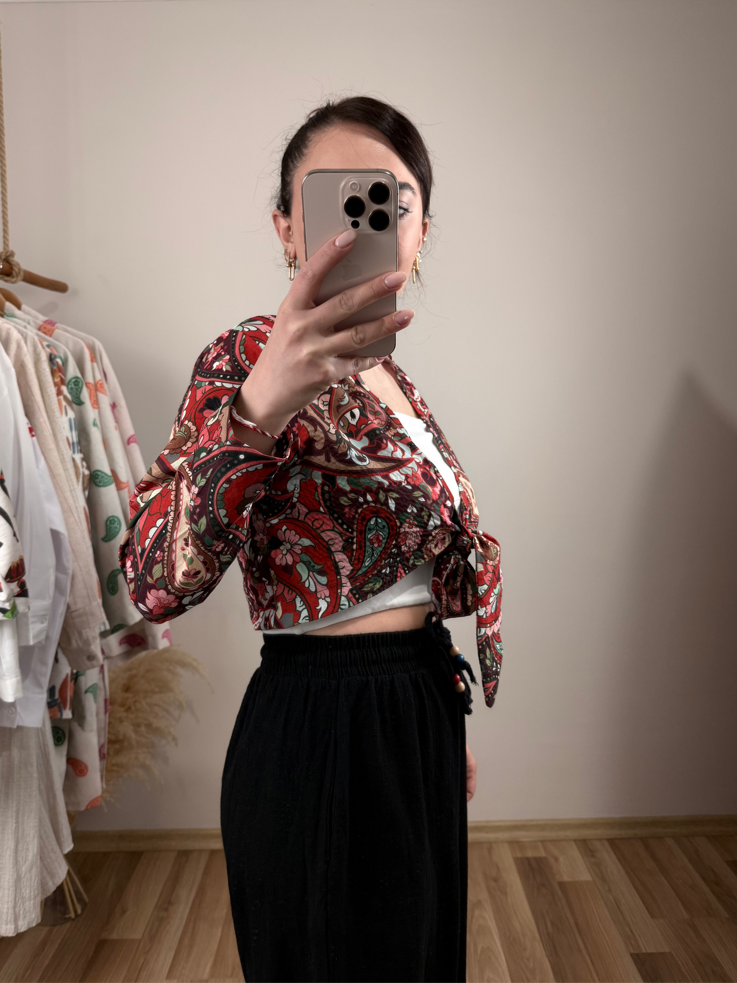 Crop Bağlamalı Bluz - Sartorial Clothing Co.