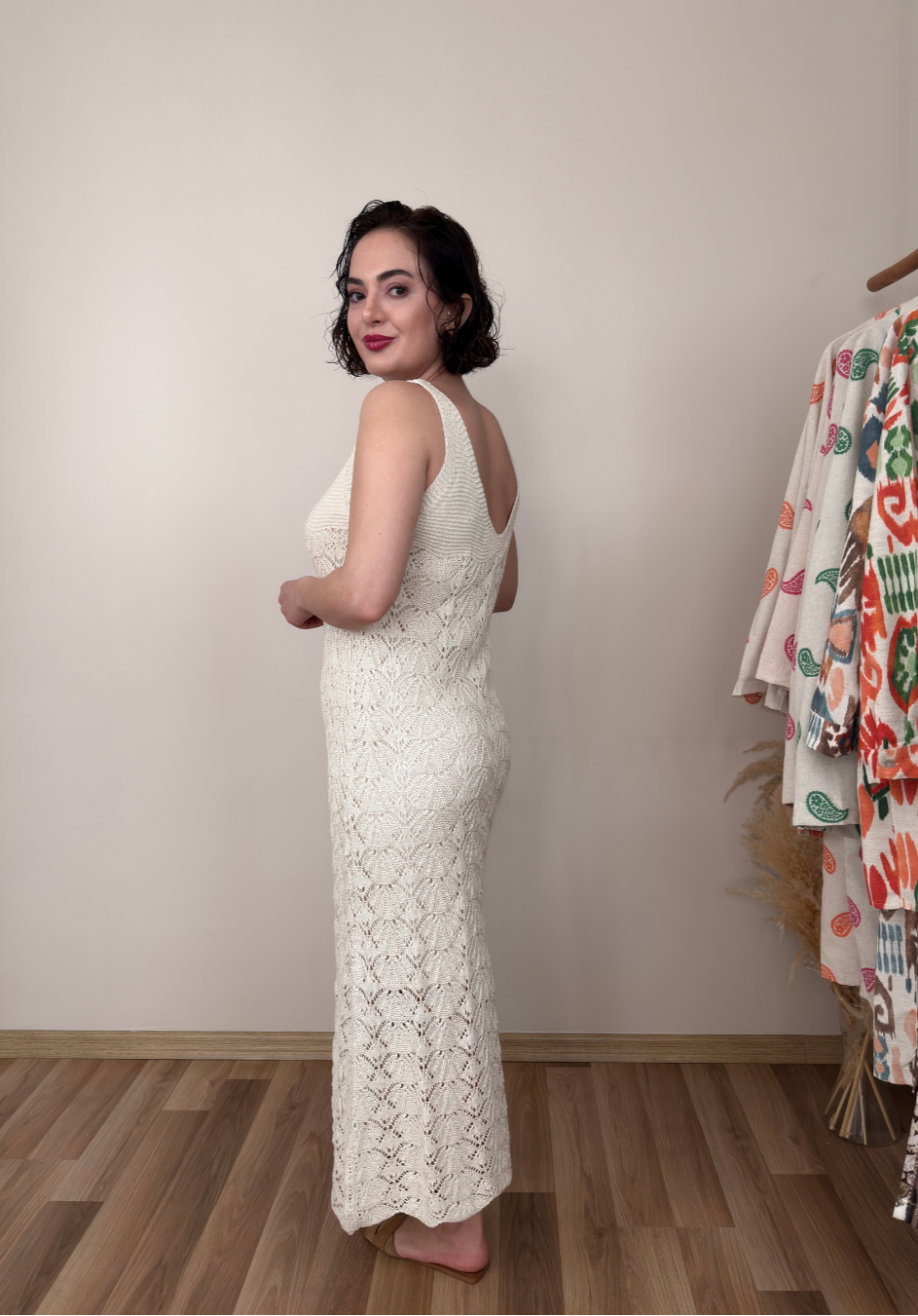 İnce Örgü Kumaş Elbise - Sartorial Clothing Co.