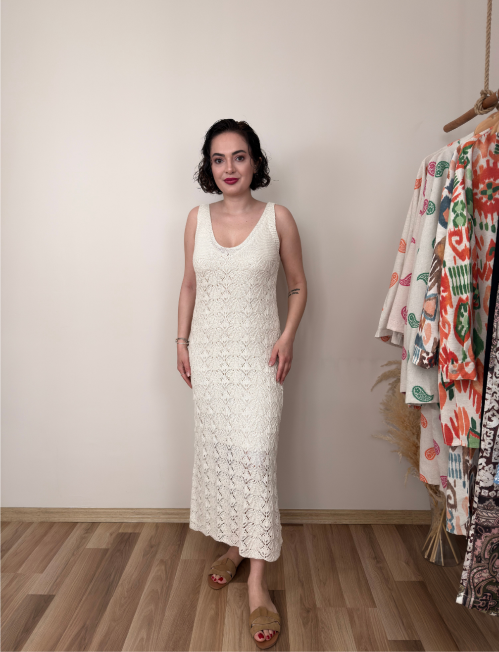 İnce Örgü Kumaş Elbise - Sartorial Clothing Co.