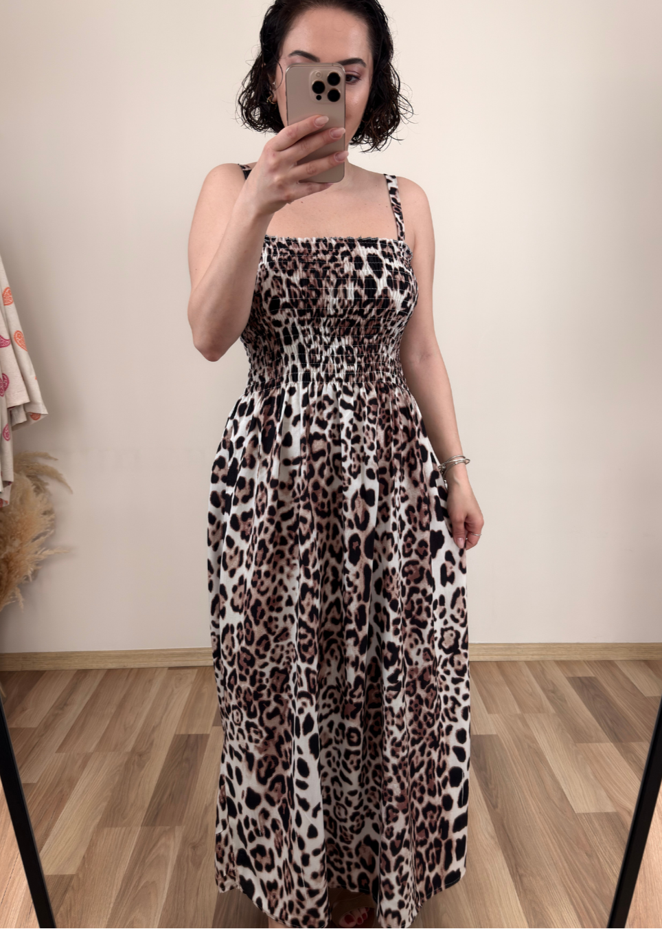 Leopar Desenli Elbise - Sartorial Clothing Co.