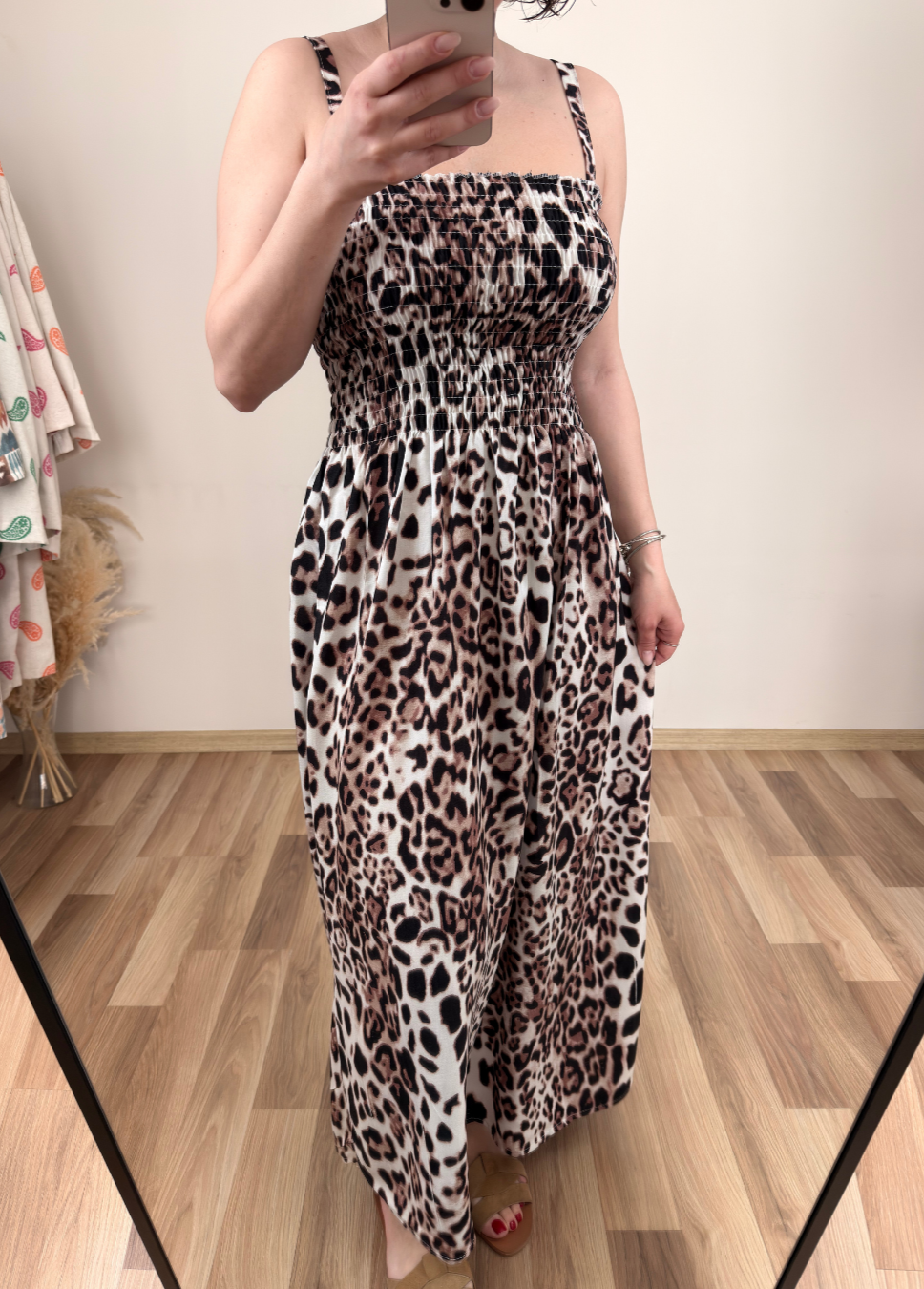 Leopar Desenli Elbise - Sartorial Clothing Co.